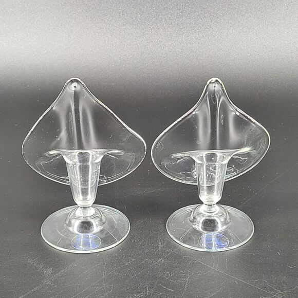 The Glass Dimensions Calla Lily Collection Set of 2 Bud Vases - Picture 3 of 4